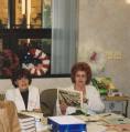 Frances Calvacca and Sally Konley, survivor of room 106, at our July 24, 2003 meeting. (Photo courtesy of Charlene Jancik)
